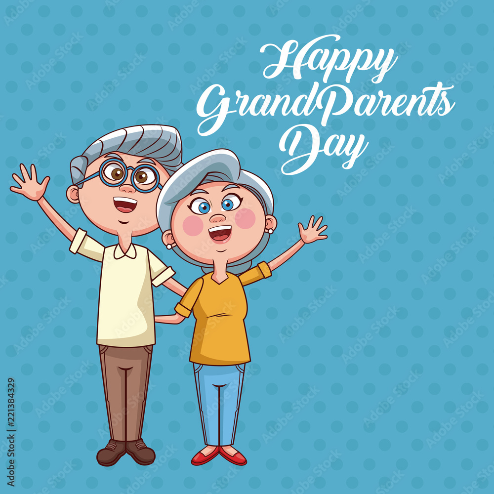 Happy grandparents day card Happy grandparents day card