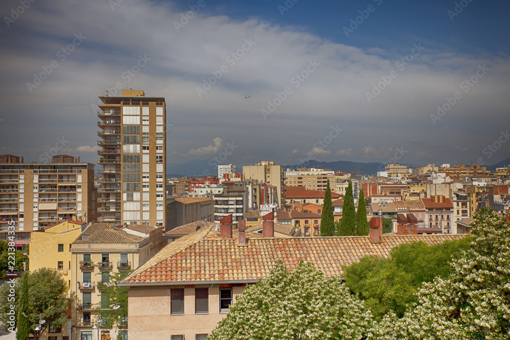 Obraz premium View of Girona city