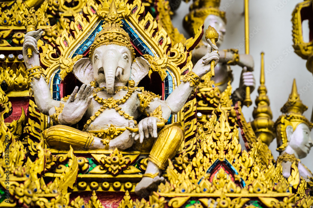 Statue of ganesha, god of wisdom and prosperity. Statue of ganesha, god of wisdom and prosperity.
