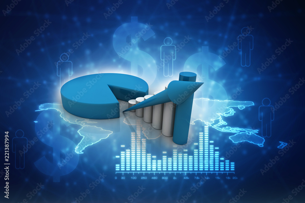 3d rendering Stock market online business concept. business Graph
3d rendering Stock market online business concept. business Graph