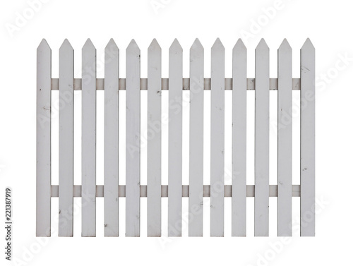 Wooden fence.