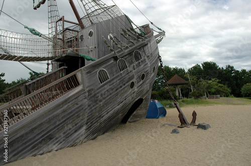 難破した海賊船 photo