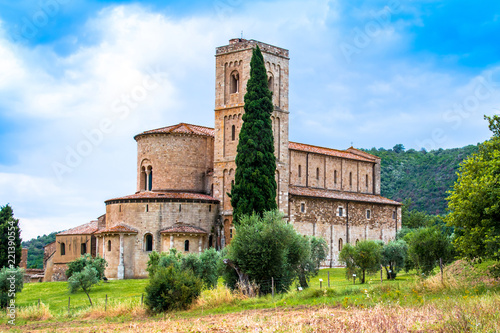 фотографія The Abbey of Sant'Antimo in Italy