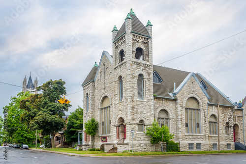 First Baptist church in the streets of Kingston - Canada