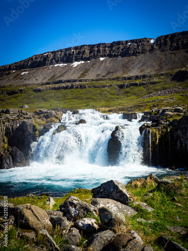 Dynjandi waterfall in Iceland