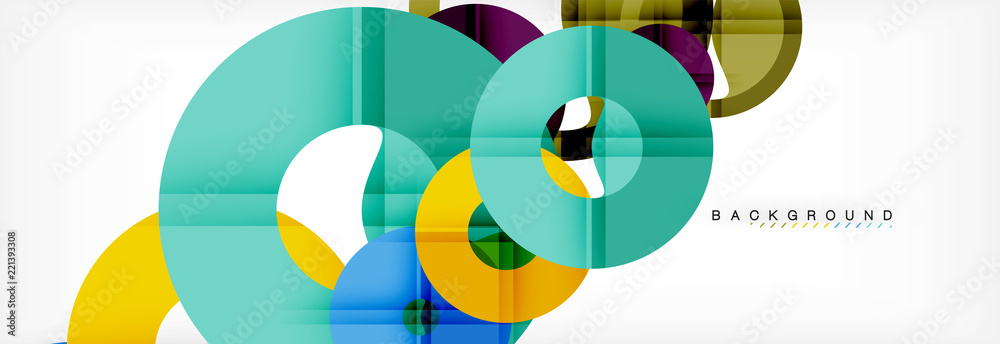 Geomtric modern backgrounds, rings abstract template Geomtric modern backgrounds, rings abstract template