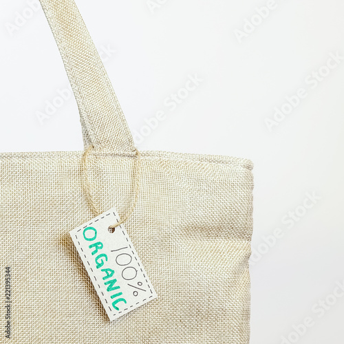 Organic eco shopping bag. C...