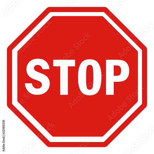 Stop! traffic sign 