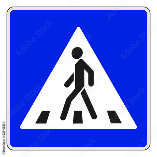 roadsign crosswalk
