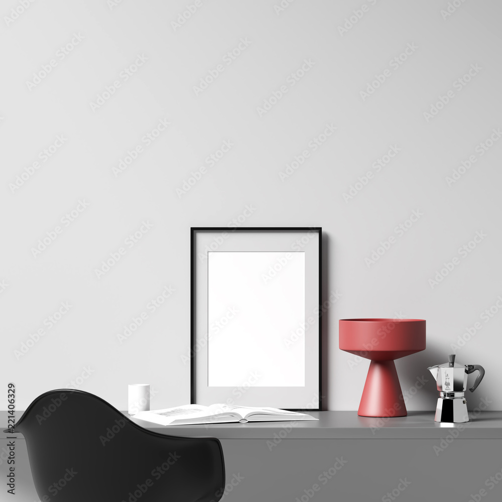 Frame Mockup Interior Scene