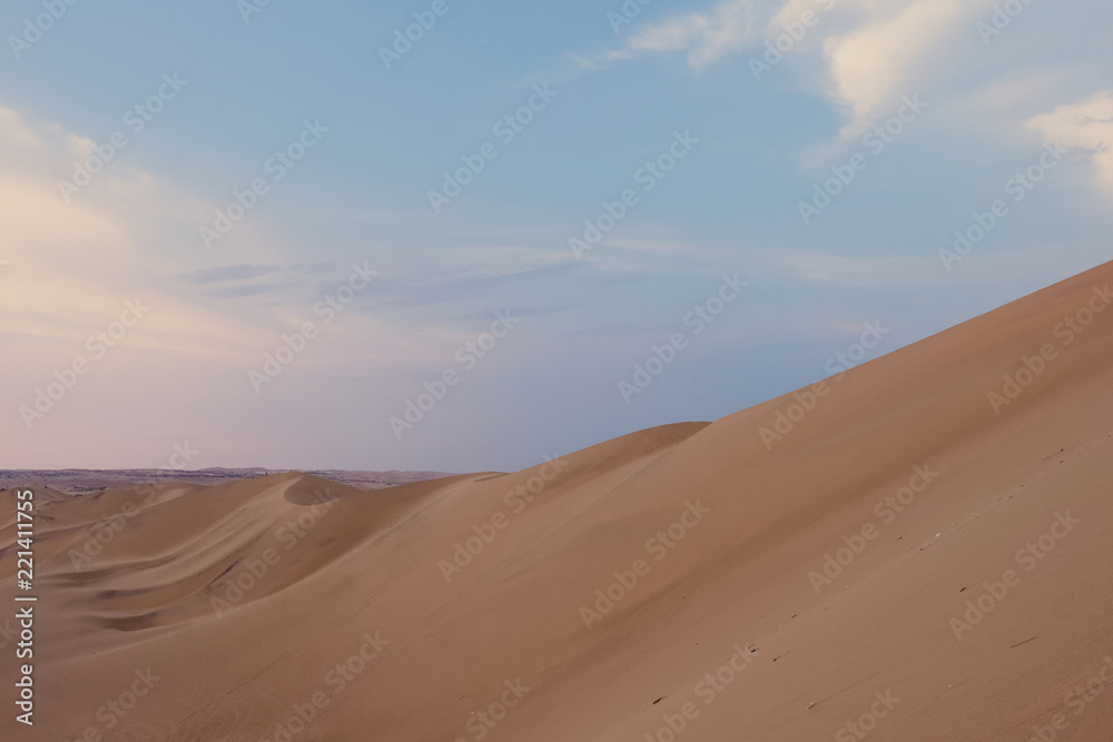 Desert, the dunes. Peru, Ica