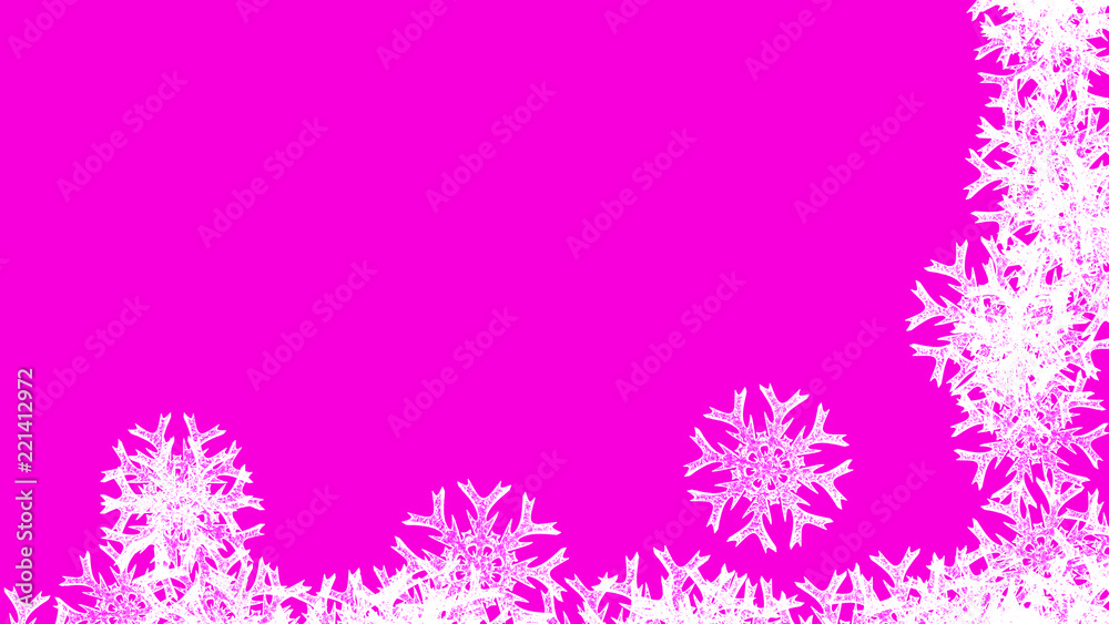 Abstract background with a variety of colorful snowflakes. Big and small. Abstract background with a variety of colorful snowflakes. Big and small.