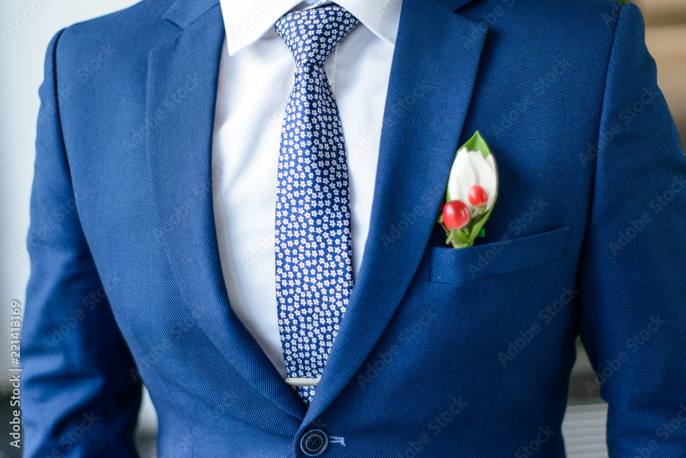 light blue tie white shirt