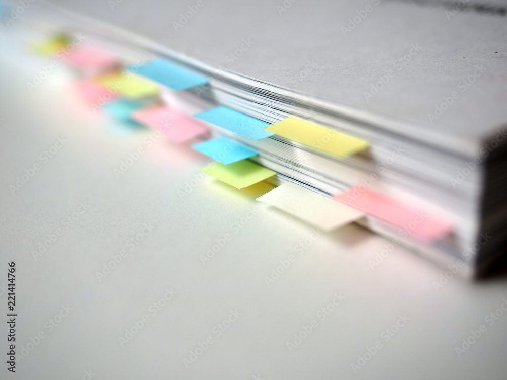 Book With Bookmarks Book With Bookmarks