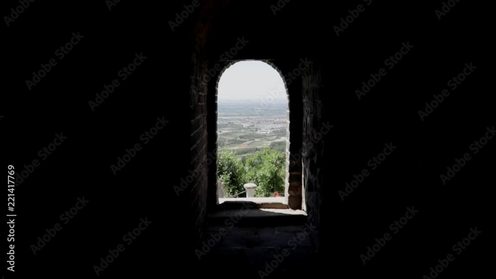View of the Great wall of China. Life and travel in China