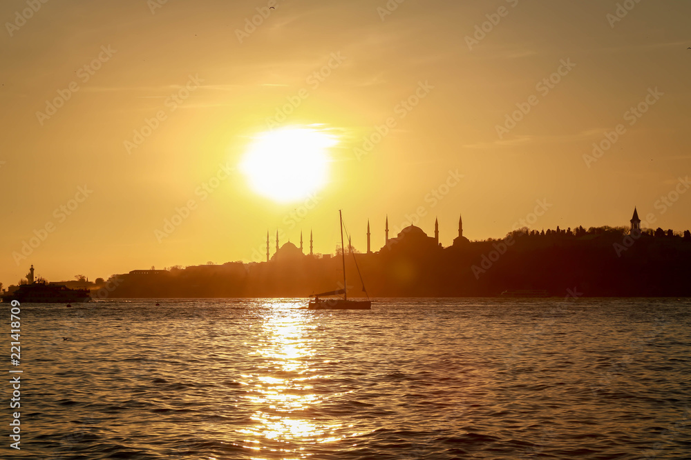 Sultanahmet in sunset