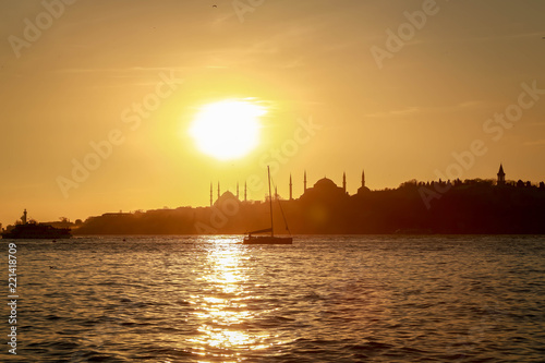 Sultanahmet in sunset © toghrul