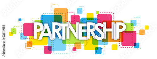 PARTNERSHIP letters banner