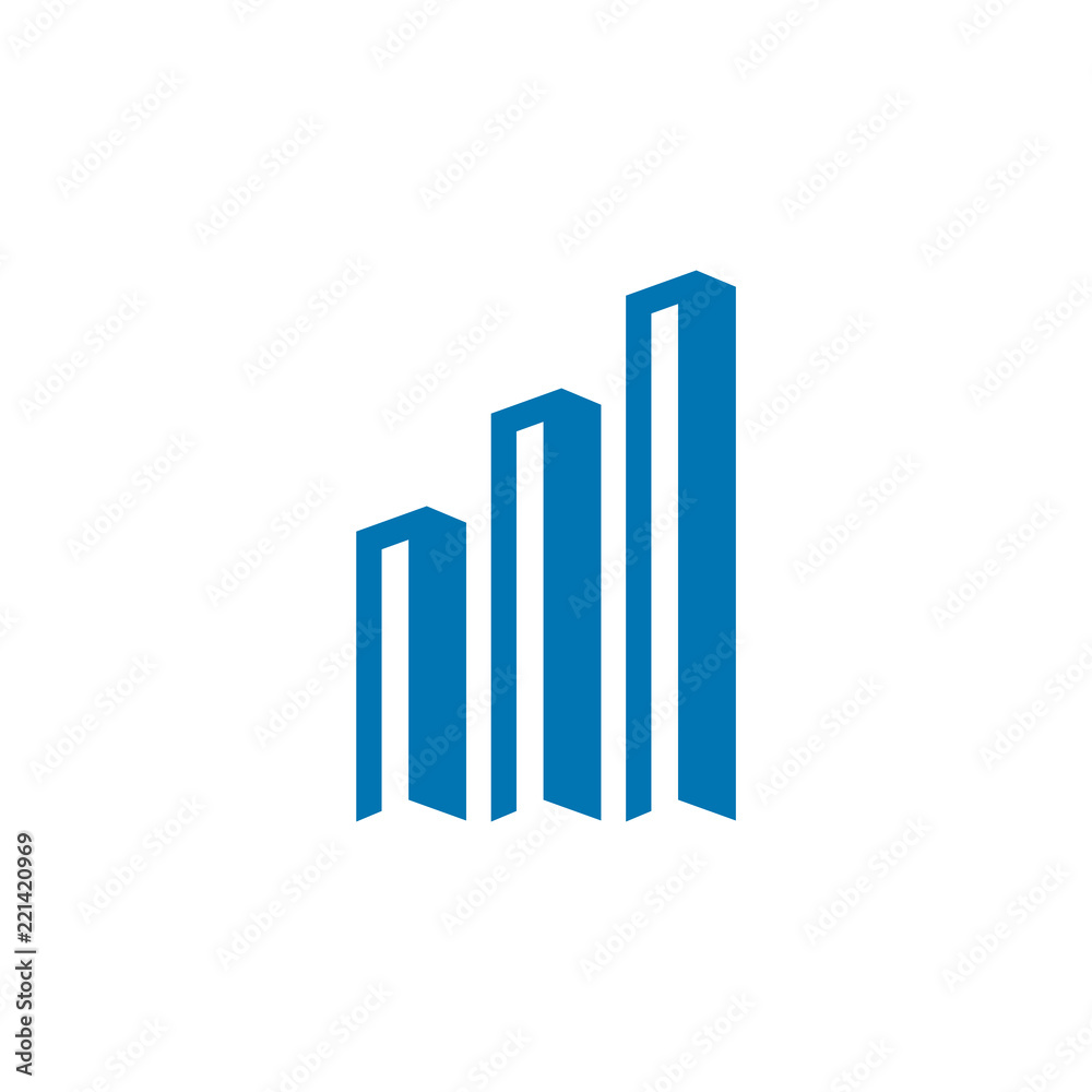 Modern line art City logo template, Simple City logo design vector Modern line art City logo template, Simple City logo design vector