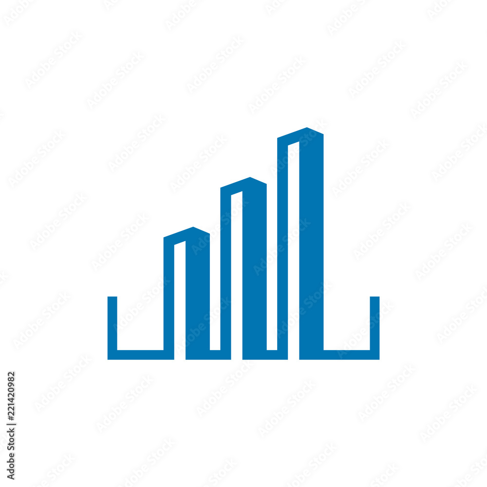 Modern line art City logo template, Simple City logo design vector Modern line art City logo template, Simple City logo design vector