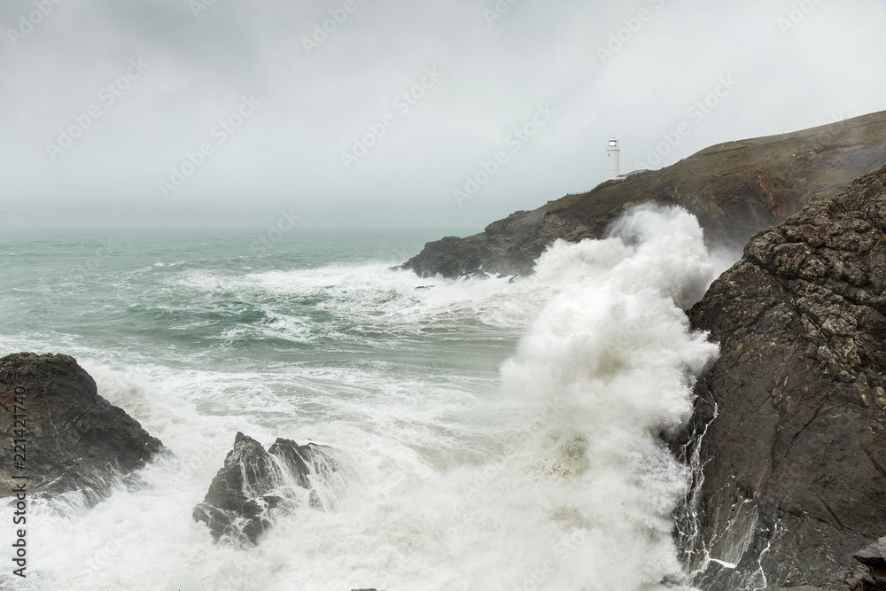 Atlantic Storm, Trevose Head, Cornwall - 9
