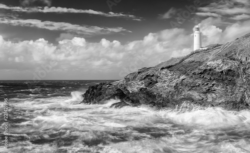 Turbulent Sea, Trevose Head  Lighthouse, Cornwall