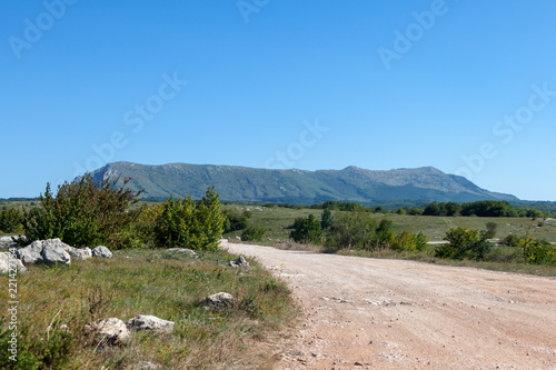 View of Mount Tschatyr-Dag. Crimea. photo