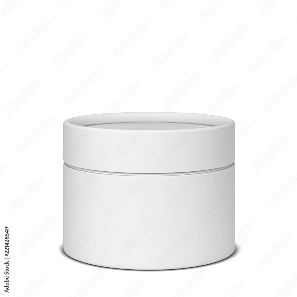 Tube cardboard package mockup Tube cardboard package mockup