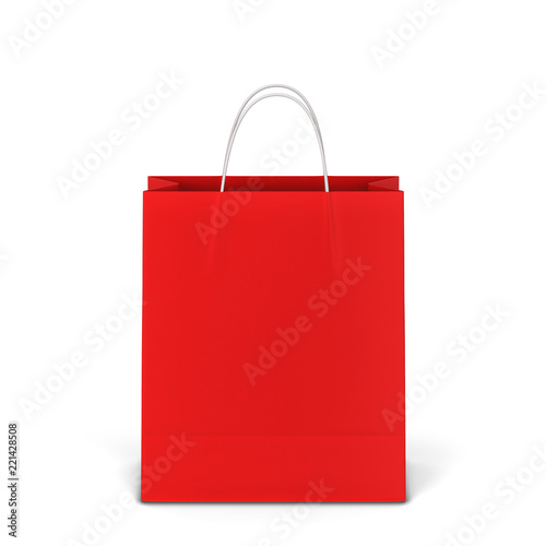 Blank shopping bag mockup