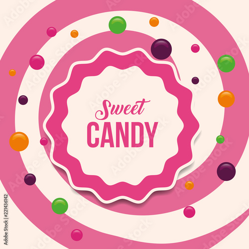 sweet candy card