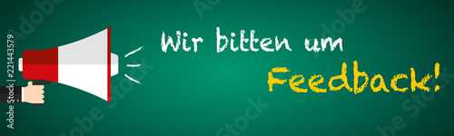 Wir bitten um Feedback auf Tafel