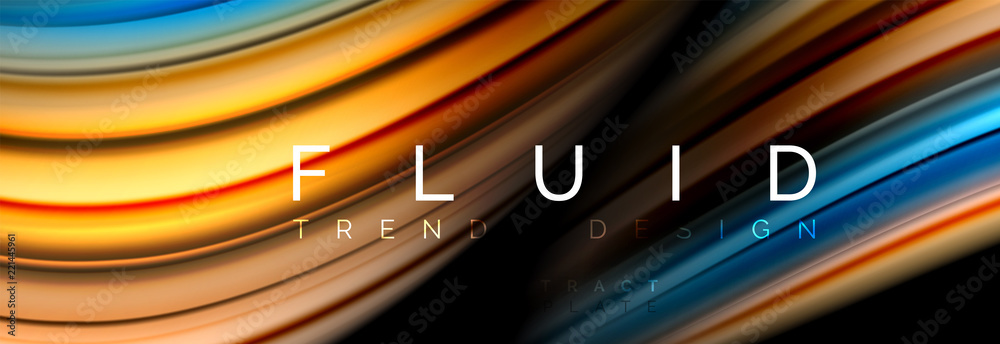 Fluid color motion concept Fluid color motion concept