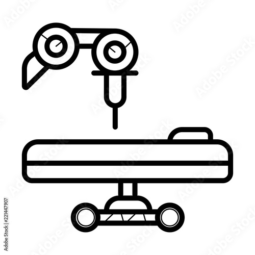 Robot Arm Vector Icon