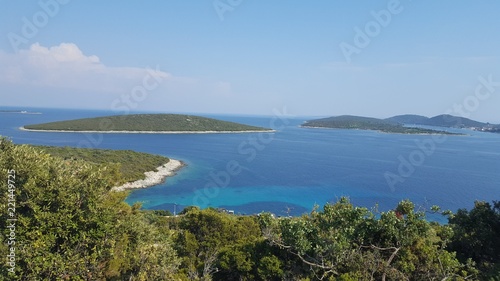 kroatien insel blau meer