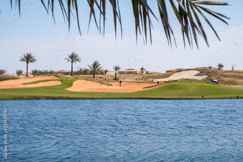 Golf Course at Saadiyat Island, Abu Dhabi, UAE
