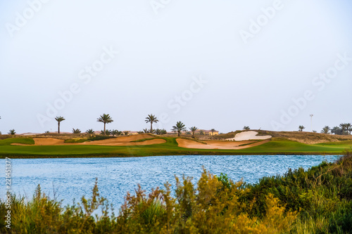 18 Par 4, Golf Course at Saadiyat Island, Abu Dhabi, UAE