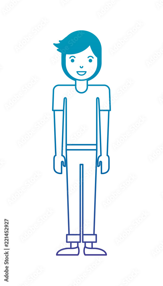 young man avatar character young man avatar character