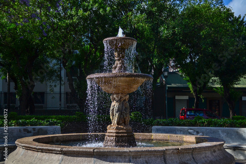 water fountain in the square