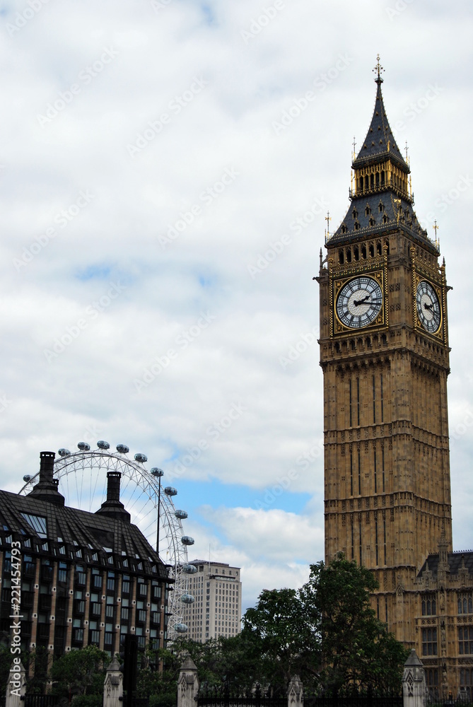 Fototapeta premium Big Ben Clock Tower, City of London, England