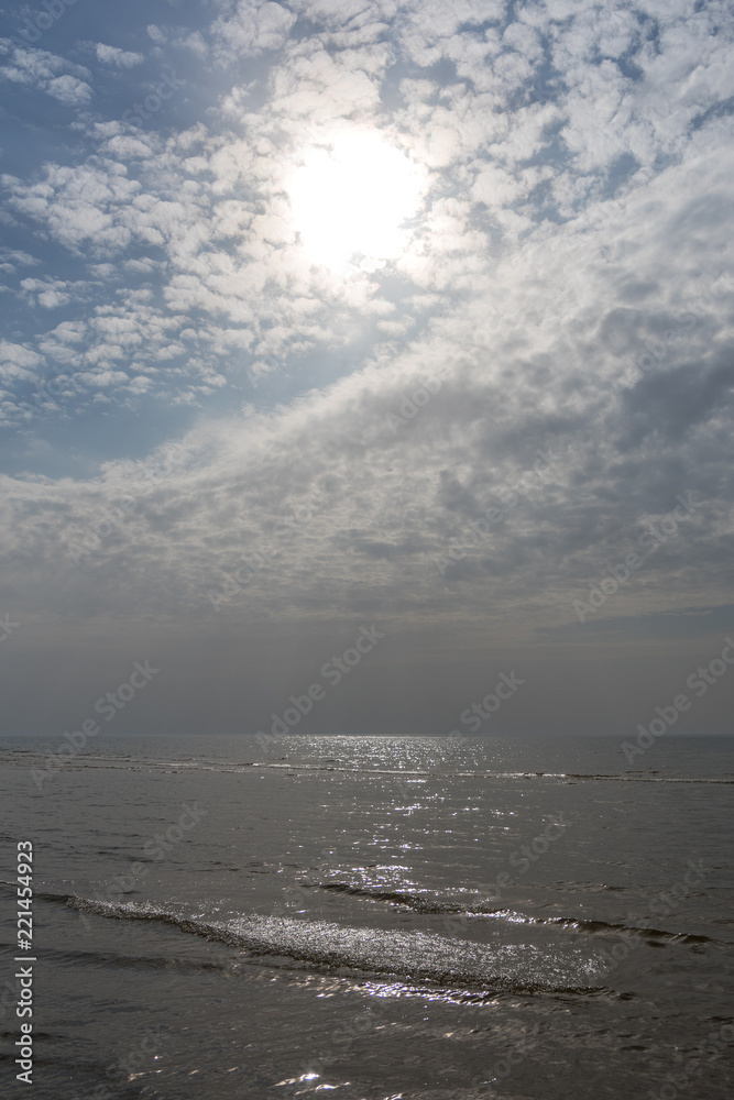 Obraz premium Nice and calm day by Baltic sea next to Liepaja, Latvia.