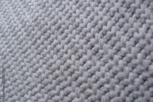 Wallpaper Mural gray knitted fabric close-up woolen cloth Torontodigital.ca