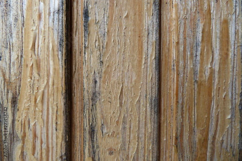 old wooden boards close-up gray wood part of the wall