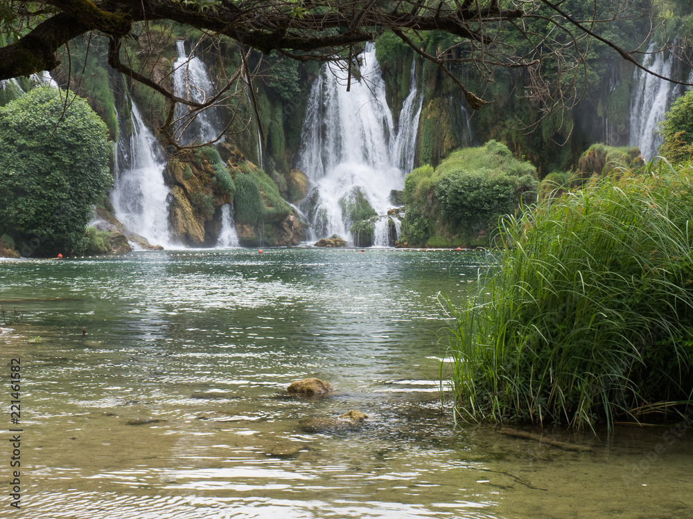 Obraz premium Kravica waterfall in Bosnia and Herzegovina
