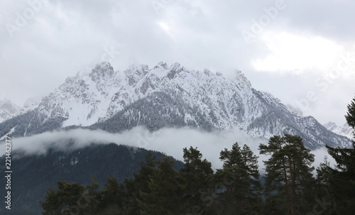 whitewashed peak of a Dolomites mountain © ChiccoDodiFC