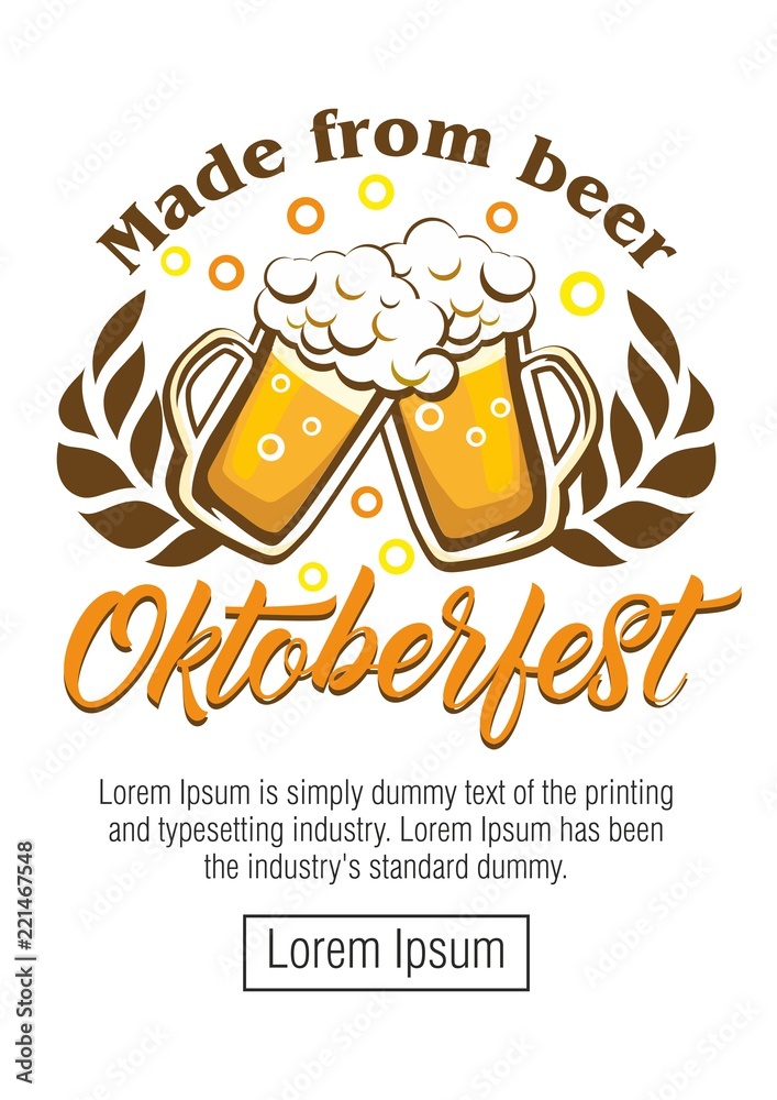 Fototapeta premium Oktoberfest beer festival