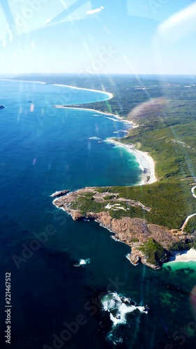 Luftaufnahme aus Flugzeug Wetaustralien photo