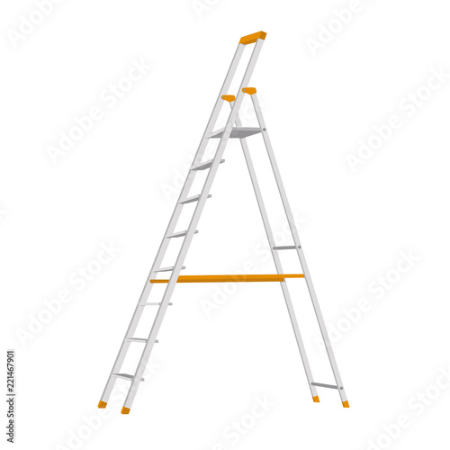 6316752 step ladder vector illustration flat style profile
