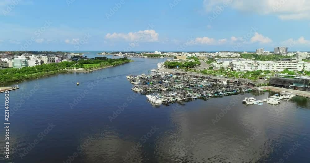 aerial shot of Anping Port aerial shot of Anping Port