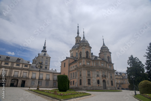 Jardines y palacio de la real granja de San idelfonso, España