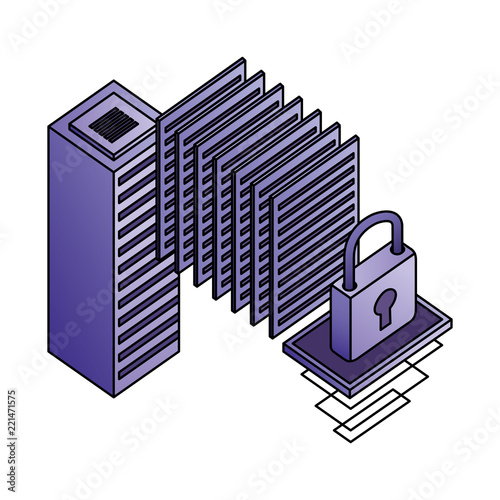 database server center security data network